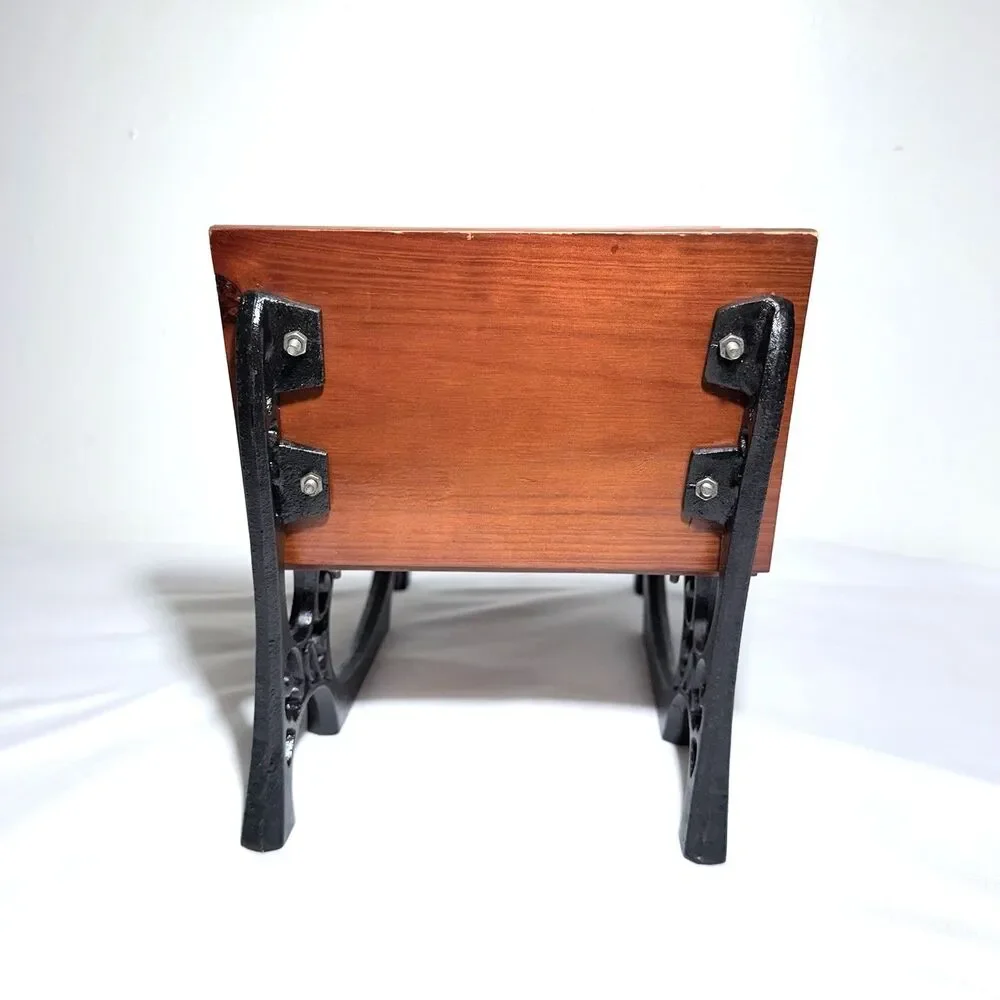 Vintage American Girl Samantha School Desk Cast Iron Wood Doll Desk